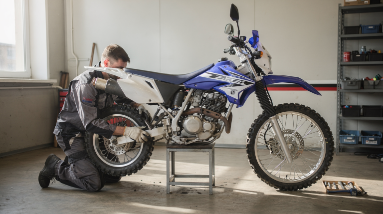 Регламентное обслуживание Yamaha TTR250: ТО своими руками