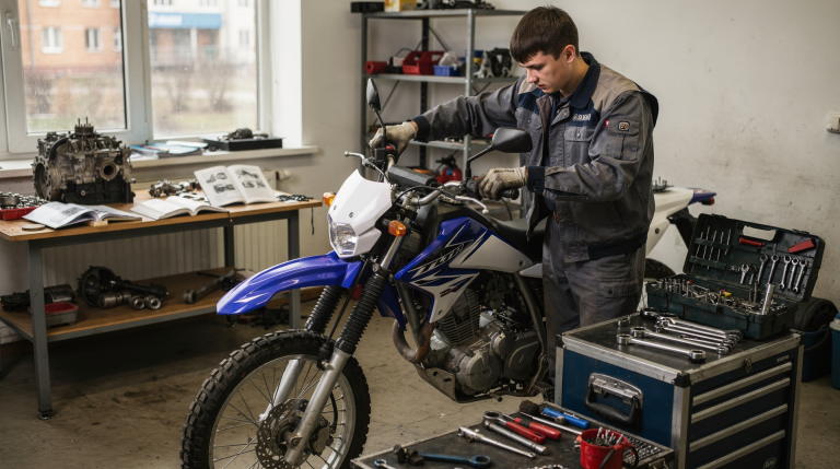 Как хобби с Yamaha TTR250 помогает поступить на автомеханика